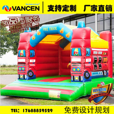 New 2018 outdoor giant inflatable castle children's trampoline slide home toy entertainment equipment customized