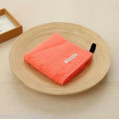 60 Fine Cotton Yarn Towel Square Washcloth Bright Color Soft Absorbent