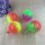 7.5cm flash with rope massage ball luminescent vent ball two-color flash hedgehog ball floor toy hot