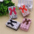 Bowknot watergrass pattern 5*8 rings ear stud necklace packaging box paper ornaments packaging box jewelry box gift box