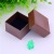 Candy color world cover ear stud box paper trinket box trinket box world cover ring box