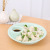 Wheat straw environment-friendly plate   double layer of waterlogged dumpling plate 