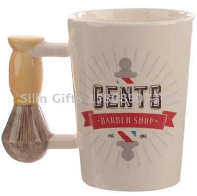 2019 ceramic creative modeling hand cup ceramic personalized 3D handle cup 3D modeling cup gift
