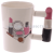 2019 creative ceramic makeup cup 3D handle cup 3D modeling cup mug gift