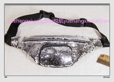 Sequined Fanny pack for women outsourcing sports bag fashion Fanny pack hot style trend for women