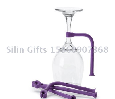 Wine glass holder. Wine glass upside-down stand. Silica gel wine glass holder