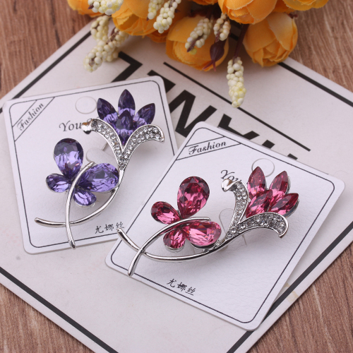 Jewelry Shop Supply Brooch Female High-End Fixed Clothes Sweater Decorative Creative Wild Corsage Accessories Simple 