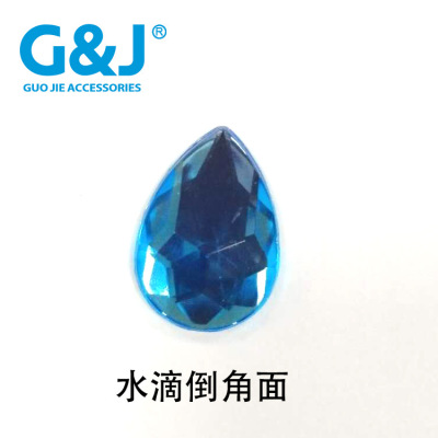 HD10 * 14-18*25 Water Drop Chamfering Surface Multi-Angle Surface Acrylic Diamond Flat Non-Hole Taiwan Drill