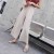 Ice silk knitted wide-leg trousers thin, high-waisted, loose, drooping chiffon straight leg trousers