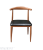 Dining Table and Chair Factory Wholesale Ox Horn Chair Iron Nordic Dining Chair Fashion Simple Restaurant and Cafe Imitation Solid Wood Chair