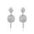 INFANTA JEWELRY Sterling 925 Silver RAINBOW MOONSTONE Hoop Earrings Gemstone Jewelry