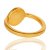 INFANTA JEWELRY 18k Gold Plated 925 Silver Red Enamel Stackable Ring Jewelry