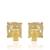 INFANTA JEWELRY Clear Quartz Gemstone Post Stud Earrings In 925 Sterling Silver Jewelry
