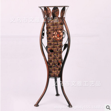 Manufacturers produced - iron vases - European vases - floor flower inserts - rattan vases - thick iron pipes - stable