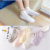 2019 spring new children socks 100% cotton solid color mesh bow princess cute little socks