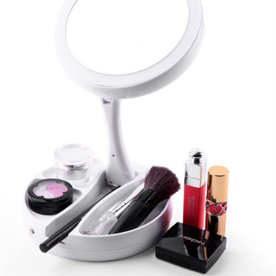 Led Makeup Mirror Lamp Fill Light Cosmetic Mirror Creative Portable Dormitory Foldable Selfie Fill Light