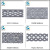 FA1003 art nouveau style paper towel shelf iron decorative box metal lace decorative stamping die