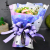 Factory direct English bouquets of plastic flowers bear 3CM double embossed printing Ribbon Ribbon