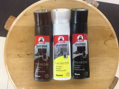 BIKI liquid shoeshine black shoeshine brown shoeshine transparent shoeshine