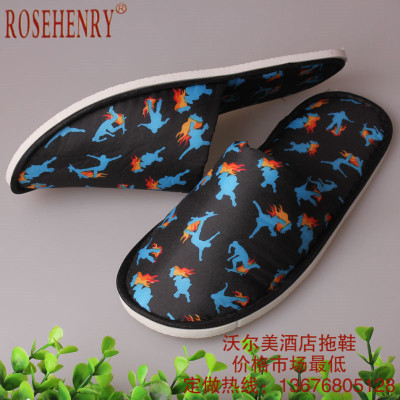 Hotel slippers the disposable slippers Hotel slippers plush slippers fancy cloth slippers