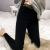 Spring 2019 new vertical thread leggings women wear gray long Johns web celebrity show thin cotton pantyhose