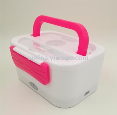 Hot 2018 lunch box heating 220V car electric lunch box heating plug insulation electronic plastic gifts