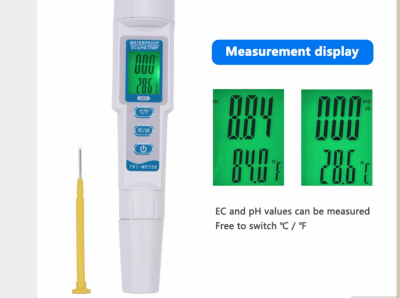 PH/ ec-983 multi-function PH/ conductivity and temperature three-in-one waterproof water quality tester