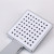 Manufacturers direct square single function shower head environmental protection shower handheld