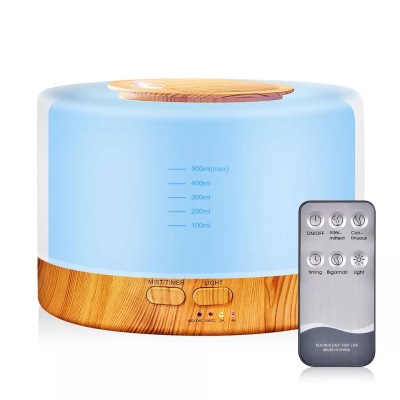 Wood grain remote control aromatherapy machine