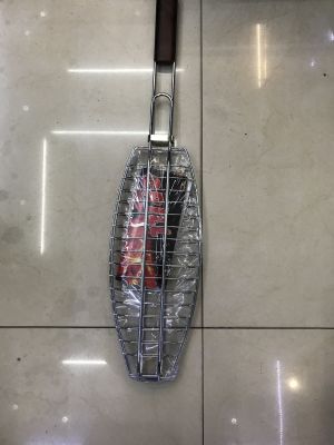 Large single fish grill grill grill blue meat