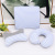 New memory cotton pillow three-piece set of pure cotton knitted breathable mesh fabric two-color hybrid car pillow neck pillow waist pillow