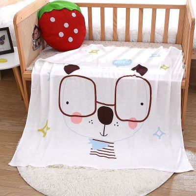 Muslin bamboo and cotton swaddling towel for newborns, baby swaddling towel, new style of printed bath towel