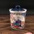 Dark blue modern simple style candy jar scented tea coffee caddy