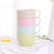 Environment-friendly wheat straw, milk cup, simple coffee cup, milk breakfast cup, mug, mug, couple's simple water cup