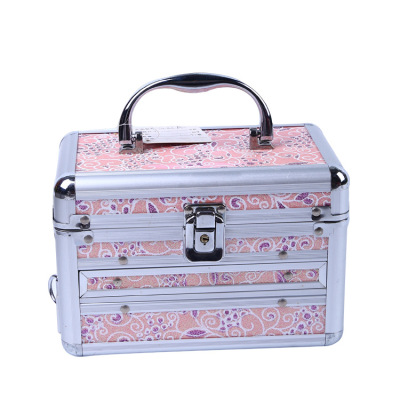 Manufacturers supply foreign trade new fashion makeup box portable portable makeup box large fashion beauty box
