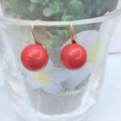 Korean version of fashion temperament earrings women pearl zircon earrings earrings ear nails jewelry lady