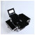 Manufacturers Supply Portable Double Open Inner Box Fashion Cosmetic Case with Mirror Large Capacity Beauty Case