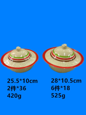Melamine tableware Melamine decals imitation ceramic cover bowl Melamine bowl style more preferential price,