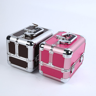 Manufacturers Supply Portable Double Open Inner Box Fashion Cosmetic Case with Mirror Large Capacity Beauty Case
