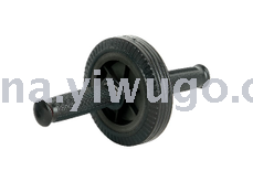 Heavy wheel single wheel abdominal trainer