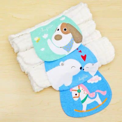 6 six layer gauze absorbent towel baby kindergarten back pad to prevent a cold thickening