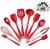 Color box wholesal silicagel kitchenware10pieces set of non-stick cooker set environmental kitchen tools baking utensils