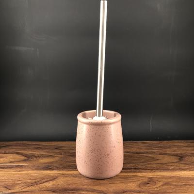 Matte pink purple toilet brush Nordic contracted wind toilet decoration