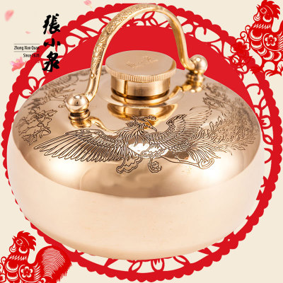 Zhang Xiaoquan Copper Thickened Dragon and Phoenix Tangpozi Warm Hands Feet Warmer Warm Stomach Large, Medium and Small Wholesale