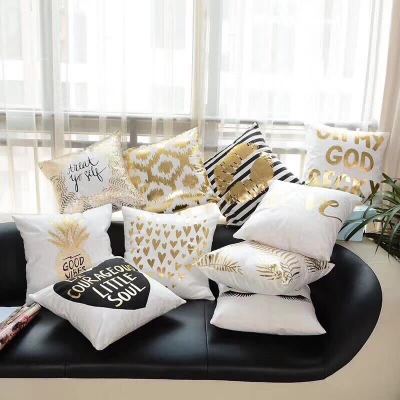 One Product Dropshipping Simple Cotton Linen Pillow Sofa Cushion Cover Square Cotton Linen Back Seat Cushion Home Soft Decoration Wholesale