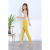 Yi Lai Yan Factory Wholesale Korean Casual Pure Color All-Matching Leggings Women's Fashion Cotton Leggings Outer Wear