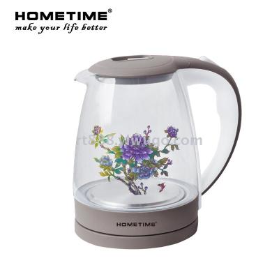 Hometime Glass Kettle Printing Color Changing Kettle