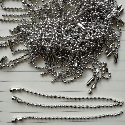 Diy accessories bead chain wave bead chain round bead chain tag chain package chain key card chain