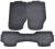 Car Universal Foot Pad PVC Car Floor Mat Anti-Dirty Non-Slip Foot Mat Four-Piece Black