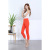 Factory Direct Sales Korean Style Casual Slim-Fit Solid Color All-Matching Cropped Leggings Women 'S New Candy Color Cotton Leggings